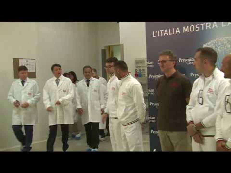 Battipaglia (SA) - Renzi visita lo stabilimento...