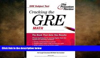 there is  Cracking the GRE Math (Princeton Review: Cracking the GRE)