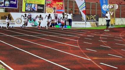 Les "humains les plus rapides du Ghana" en compétition