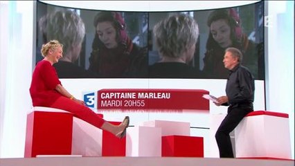 Corinne Masiero par de son compagnon chez Michel Drucker