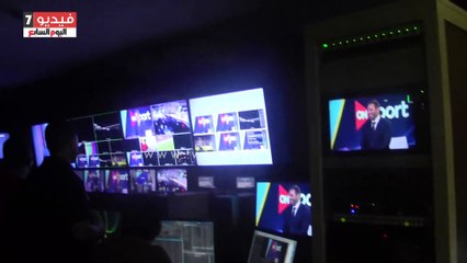 بالفيديو.. كواليس افتتاح قناة  "on sport" بكاميرا "فيديو7"
