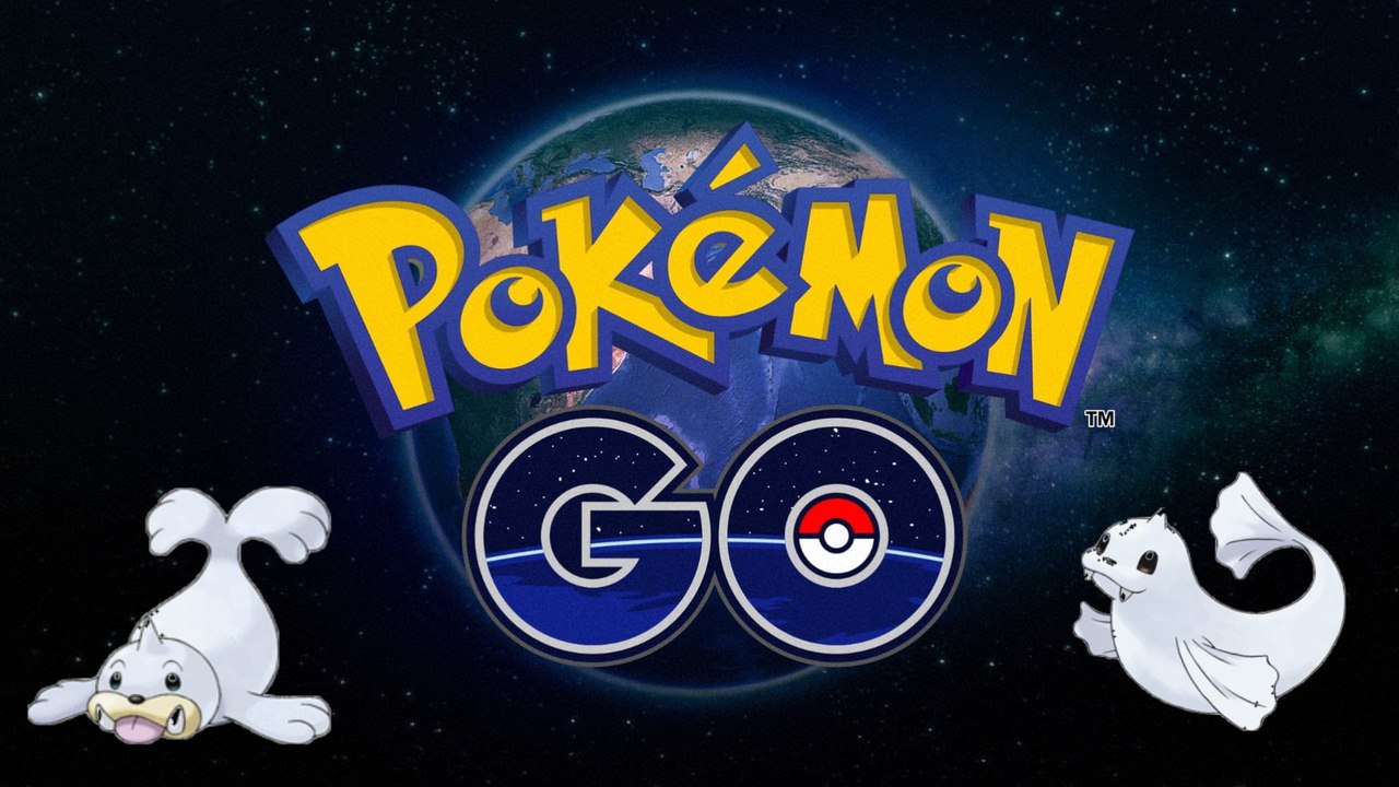 Evolution de Otaria en Lamantine dans Pokémon Go.