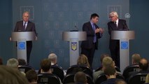 Steinmeier ve Ayrault Ukrayna'da - Kiev