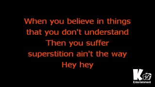Stevie Wonder - Superstition Karaoke Lyrics