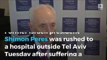 Ex-Israeli President Shimon Peres in stable condition following stroke