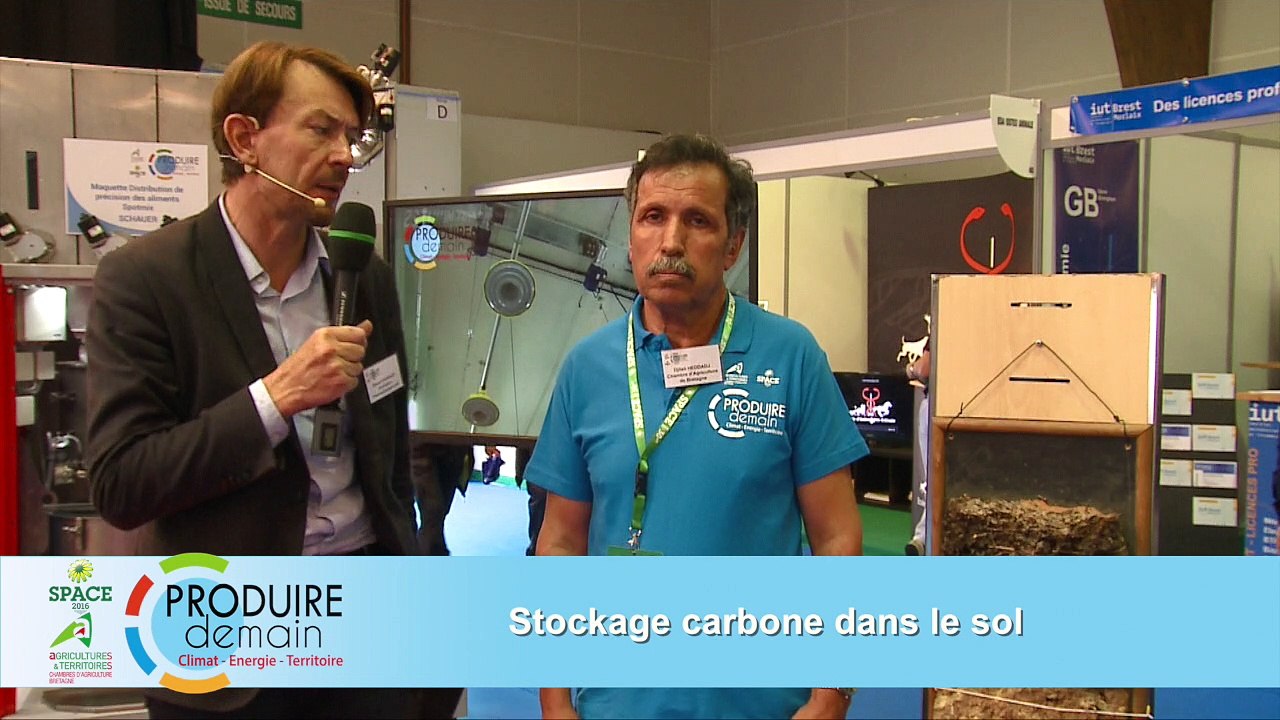 Stockage carbone dans le sol - Plateforme R&D 2016