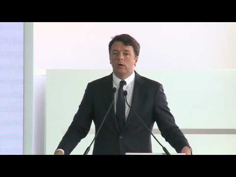 Milano - Renzi interviene alla Siemens Italia (13.09.16)
