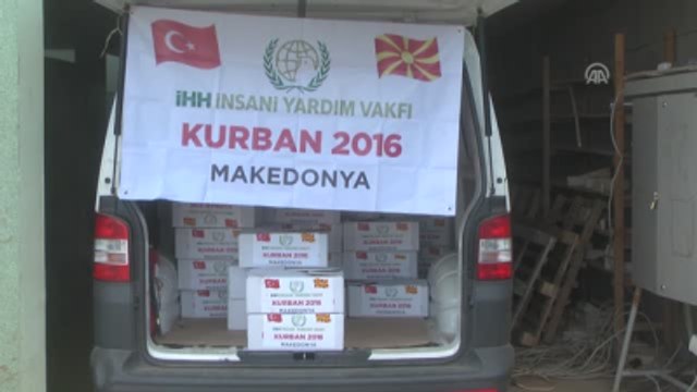 İhh, Kosova ve Makedonya'da Kurban Eti Dağıttı