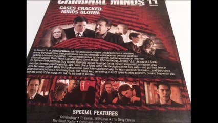 Critique DVD Criminal Minds season 11