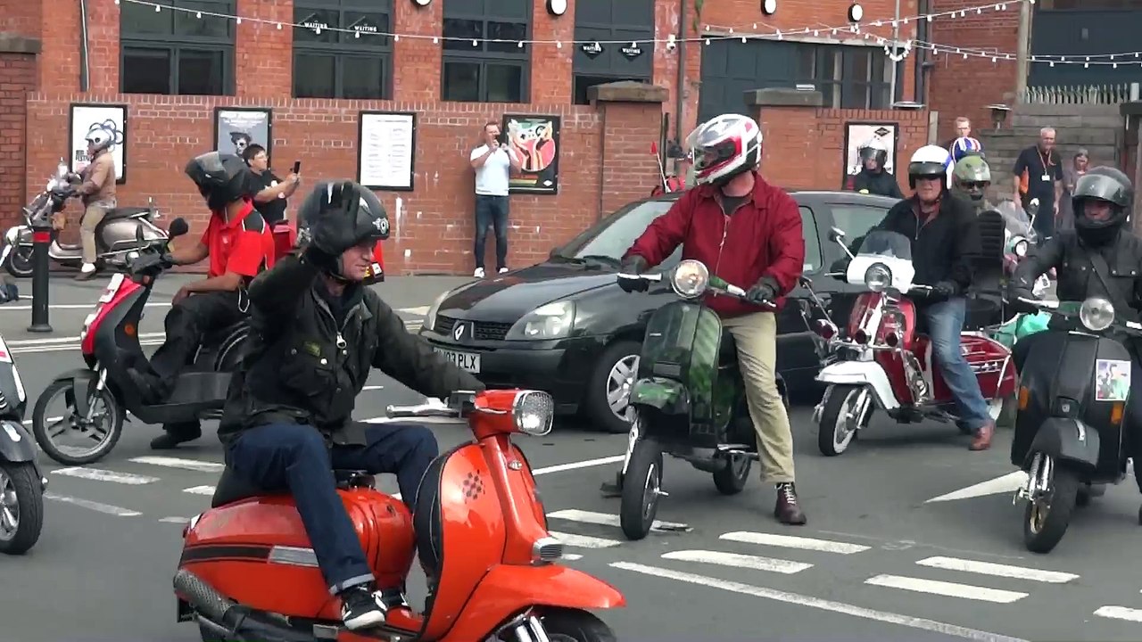 SOUTH WALES SCOOTERISTS - Tramshed Ska & Mod Charity Alldayer scooter rideout (10/9/2016)