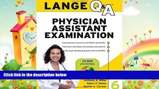 behold  Lange Q A Physician Assistant Examination, Sixth Edition