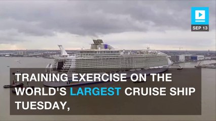 Crew member killed in accident on world's biggest cruise ship