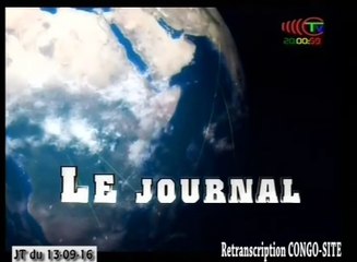 Journal de 20h TVCongo du Mardi 13 septembre 2016 -By Congo-Site