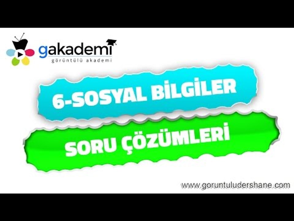 6.Sınıf Sosyal Bilgiler Dünya Bir Kağıda Nasıl Sığar Soru Çözümleri