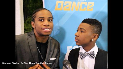 Fikshun and Kida interiew at So You Think You Can Dance Next Gen. Finale