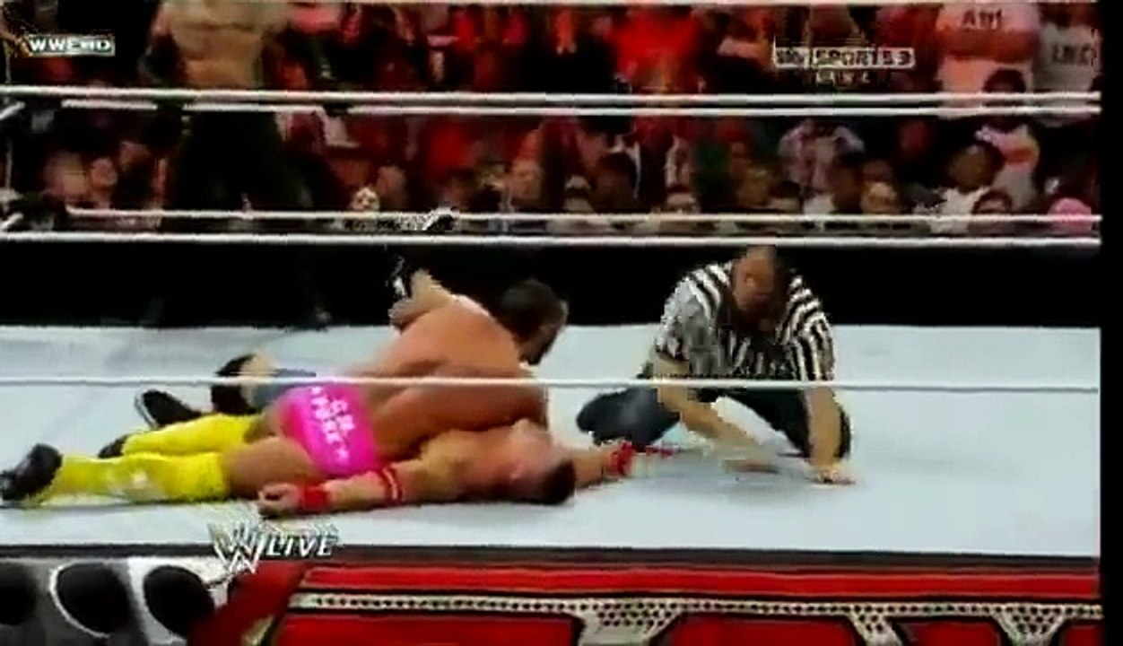 John Cena and Rey Mysterio vs CM Punk and R-Truth