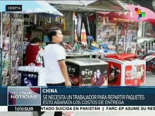 El comercio electrónico, importante motor económico de China