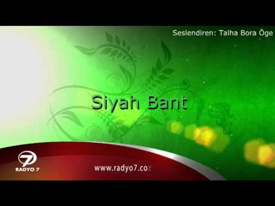 TALHA BORA ÖGE ANLATIYOR - Siyah Bant