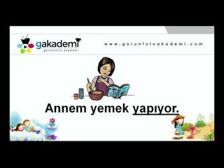 1. Sınıf Türkçe Görüntülü Eğitim Seti (Eylemler)