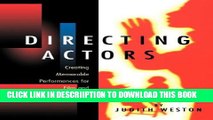 [New] Directing Actors: Creating Memorable Performances for Film   Television Exclusive Full Ebook