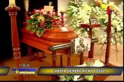 Ricky Tosso: familiares y amigos lo despidieron en emotiva ceremonia