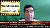 Louisville Cardinals vs. Florida St Seminoles Free Pick Prediction NCAA College Football Odds Preview 9-17-2016