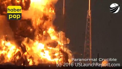 SpaceX Falcon 9'u üzerinden geçen UFO mu patlattı #SpaceX #Falcon9 #UFO