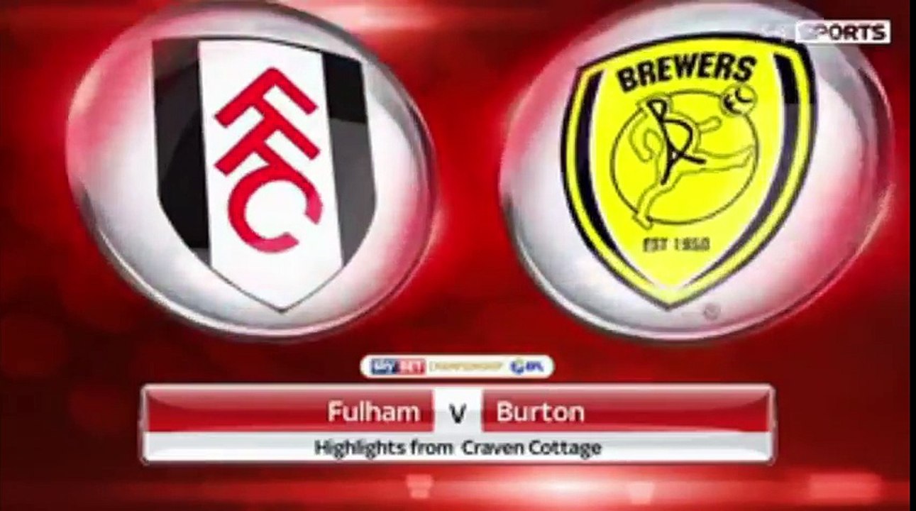 Fulham vs Burton 1-1   All Goals & Highlights   2016 17
