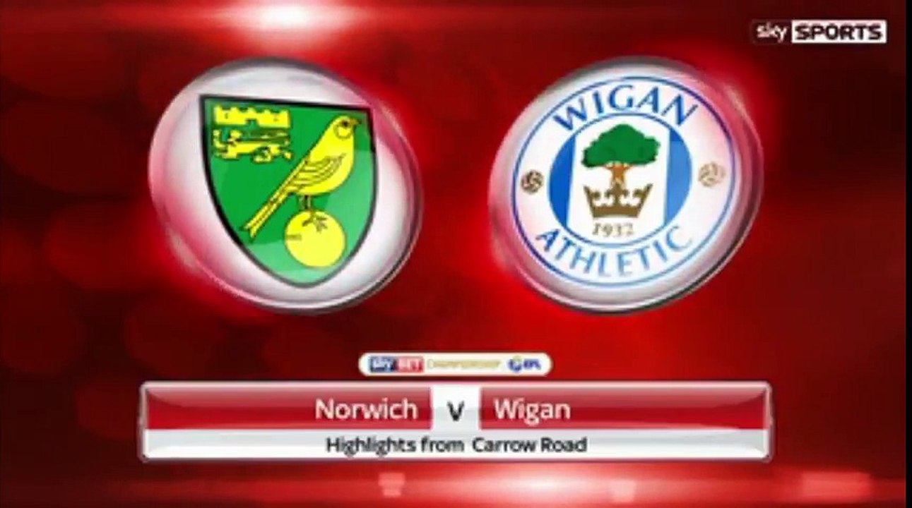 Norwich vs Wigan 2-1   All Goals & Highlights   2016 17