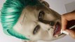 Speed Drawing Jared Leto as The Joker in Suicide Squad Movie How to Draw Time Lapse Art Video Colored Pencil Illustration Artwork Draw Realism