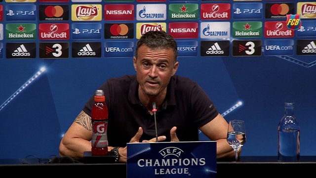 Luis Enrique: Hemos hecho disfrutar a todos los culés