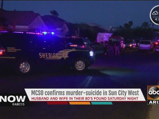 MCSO confirms murder-suicide in Sun City West
