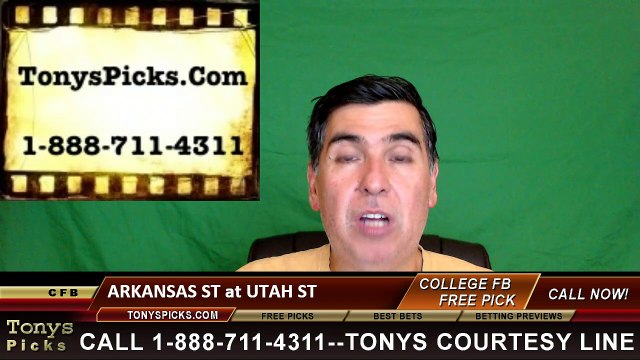 Utah St Aggies vs. Arkansas St Red Wolves Free Pick Prediction NCAA College Football Odds Preview 9-16-2016