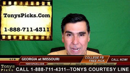 Télécharger la video: Missouri Tigers vs. Georgia Bulldogs Free Pick Prediction NCAA College Football Odds Preview 9-17-2016