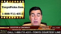 Cincinnati Bearcats vs. Houston Cougars Free Pick Prediction NCAA College Football Odds Preview 9-17-2016
