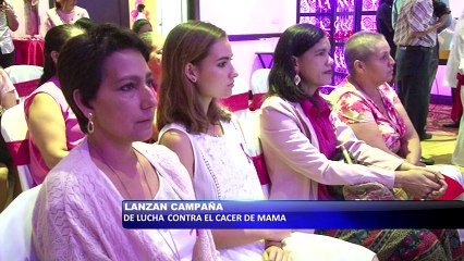 Lanzan campaña de lucha contra el cancer de mama