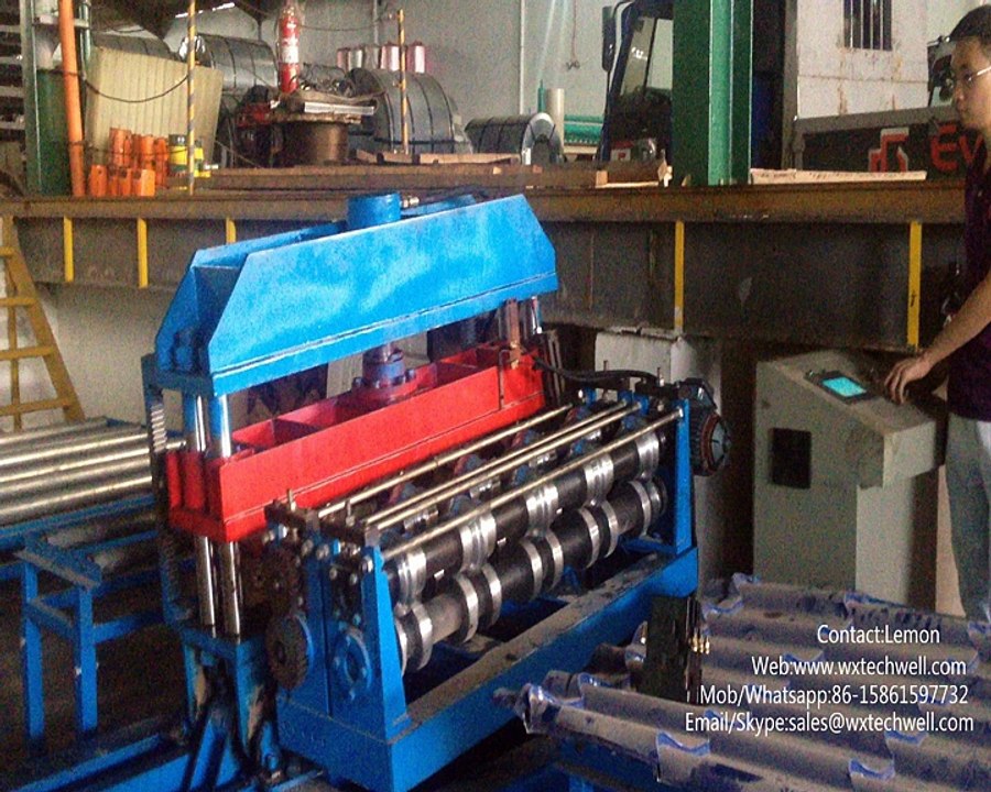 lift elevator roll forming machine  with lifting up and down