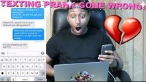 Song Lyric Text Prank On Jasmine GONE WRONG!!! ALMOST BROKE UP!!!