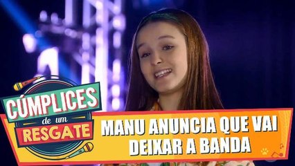 Manu anuncia que vai deixar a banda