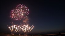 オープニング　2016長岡花火　ナイアガラ超大型スターマイン（8月3日）　Feux d'artifice de Nagaoka 2016. Premiers feux d'artifice.