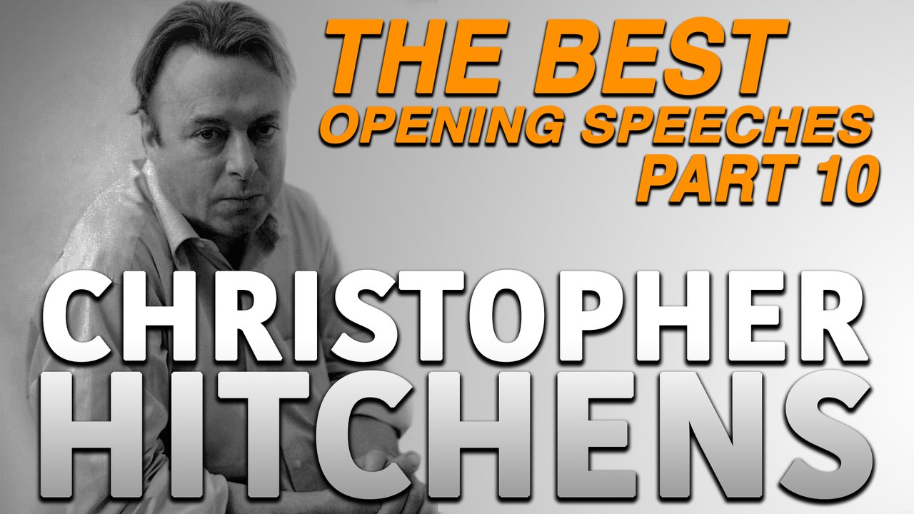 Does a Good God Exist? - Best Hitchens Opening Speeches - Part 10