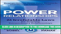 New Book Power Relationships: 26 Irrefutable Laws for Building Extraordinary Relationships