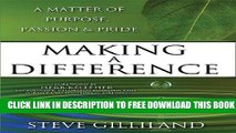 Collection Book Making A Difference: A Matter Of Purpose, Passion   Pride