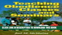 Collection Book Teaching Obedience Classes and Seminars