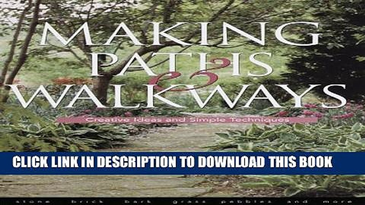[PDF] Making Paths   Walkways: Creative Ideas and Simple Techniques Full Colection