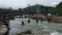 Corea del Norte sufre una catástrofe por inundaciones