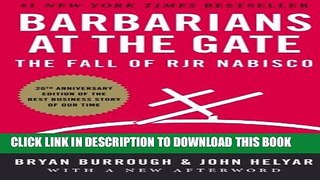 [PDF] Barbarians at the Gate: The Fall of RJR Nabisco Full Colection