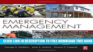 Collection Book Introduction to Emergency Management, Fifth Edition