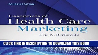 Collection Book Essentials of Health Care Marketing