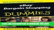 [PDF] eBay Bargain Shopping For Dummies (For Dummies (Lifestyles Paperback)) Popular Collection